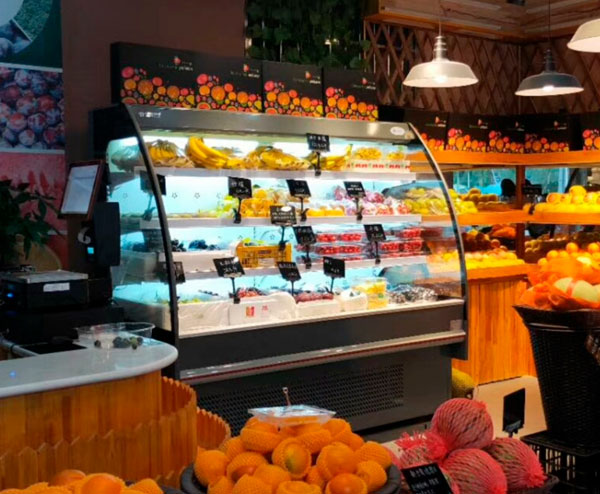 半高款風(fēng)幕柜