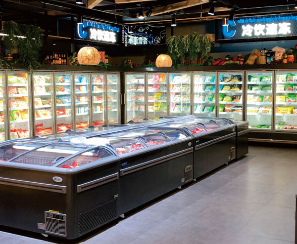 異型轉角風幕柜